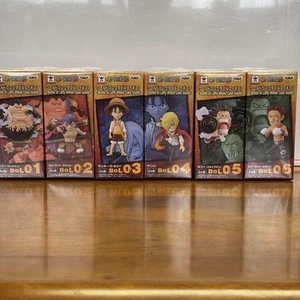 Juego de 6 figuras de una pieza WCF Whole Cake Island Luffy, Cracker, Tank Man - Imagen 1 de 3