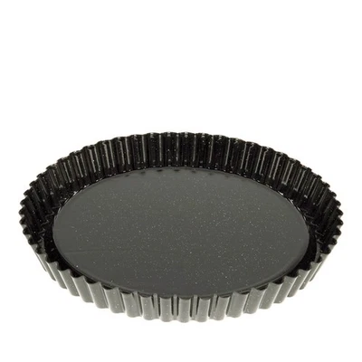 Riess Obsttortenboden Tortenboden Tortenform Emaille 30cm schwarz Kuchenform - Bild 1 von 4