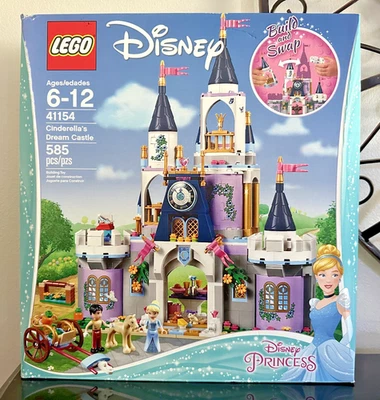 LEGO Disney Cinderella's Dream Castle (41154) Princess Retired New in Sealed Box - Image 1 of 4