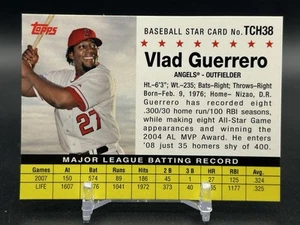 Vladimir Guerrero 2008 Topps #TCH38 Los Angeles Angels Trading Card History - Picture 1 of 2