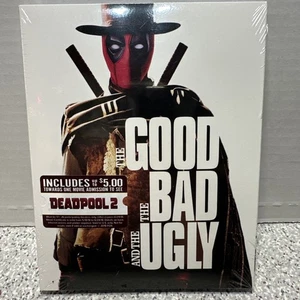 The Good, the Bad, and the Ugly Blu-ray W/ Deadpool Photobomb Slipcover NEW - Picture 1 of 2