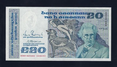 IRELAND REPUBLIC 20 POUNDS 1992 P-73 UNC - Image 1 of 2