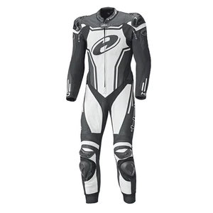 Held Rush motorcycle leather suit 1 piece Short size (black/white) size: 26 - Picture 1 of 4