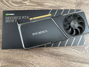 NVIDIA GeForce RTX 3070 Ti Founders Edition 8GB GDDR6X Graphics Card with Box - Afbeelding 1 van 4