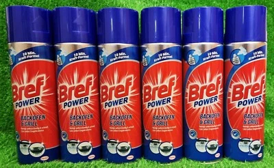 (9,50/l) 6x SIDOL Bref Backofen & Grillreiniger Power Reiniger 500ml  Versand 0€ - Bild 1 von 2