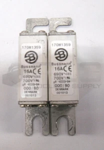 LOT OF 2 BUSSMANN 170M1359 FUSE - Picture 1 of 3