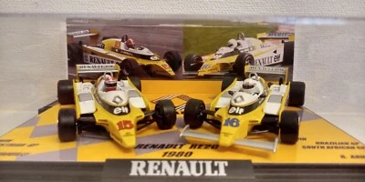 RARO SET 2 AUTO CONVERSIONE SPECIALE 1/43 RENAULT RE20 1980 JABOUILLE ARNOUX - Immagine 1 di 4