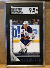 2020-21 Upper Deck ‘05-06 Young Guns Tribute Achievements Connor McDavid SGC 9.5