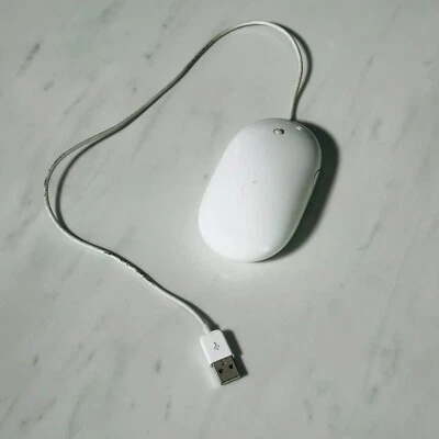 Apple USB Wired Optical Mouse (A1152) - Tested & Working - Image 1 of 4
