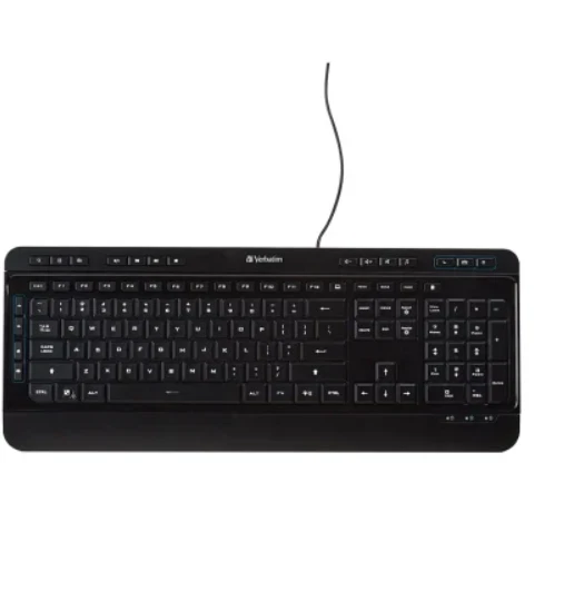 PE Verbatim® Illuminated Wired Keyboard - Image 1 of 1