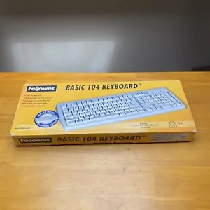 Vintage Fellowes 104 Keyboard 99148 in original packaging BRAND NEW - PS2 - Picture 1 of 9
