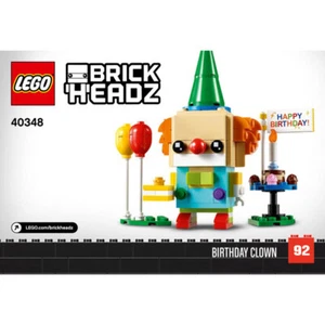 Lego ® Brick Headz- 40348- Clown d'anniversaire-N° 92 --neuve et scellée - Imagen 1 de 1