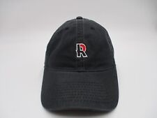 R Logo Adidas Hat Cap Black Adjustable Strap Back