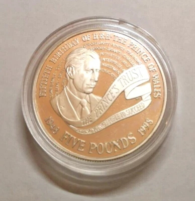 Regno Unito 5 sterline Argento, 1998 50° Compleanno - Principe Carlo - Immagine 1 di 4