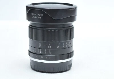 Pro 12mm F2.8 Ultra Wide Angle Lens for Fujifilm FX X-A5 X-A7 X-M1 X-M2 X-E4 X-T - Image 1 of 3