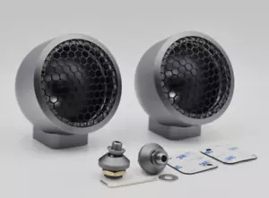 Aluminum 3.5 Inch Midrange Housing Encolsure Speaker Pods Mids 3.5" Titanium - Picture 1 of 12