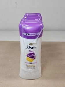 6-pack DOVE Teens Deodorant Antiperspirant Moisturizers Vanilla Cupcake 2.6 oz - Picture 1 of 14
