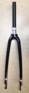 GT METALLIC NAVY CARBON/ALUMINUM 700c ROAD BICYCLE FORK BIKE PARTS 75-1 - Picture 1 of 8