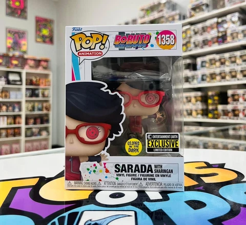 Boruto: Naruto Next Generations - Sarada GLOW #1358 Funko Pop Entertainment Exc Cover