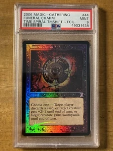 MTG✨FUNERAL CHARM FOIL✨Time Spiral-Timeshifted PSA 9 MINT 2006  Spalenka POP 1 ! - Picture 1 of 2