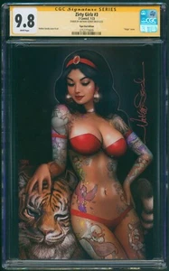 Zirty Girlz 3 CGC 9.8 SS Nathan Szerdy Serie Firma Princesa Jazmín Aladdin - Imagen 1 de 2