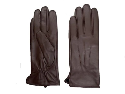 Guantes forrados de piel de oveja napa genuina para mujer (muñeca ceñida) Foto 1 de 4