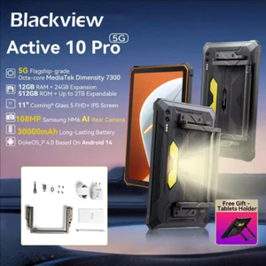 Blackview Active 10 Pro 5G Rugged Tablet 11 inch FHD+ 30000mAh 108MP 36GB+512GB - Picture 1 of 19