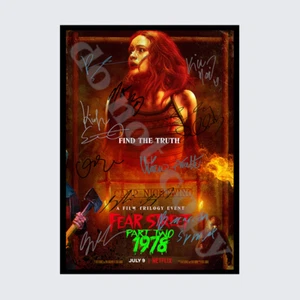 FEAR STREET PART TWO 1978 MOVIE SIGNED AUTOGRAPH POSTER PRINT A5 A4 A3 - Picture 1 of 1