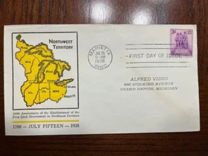 US First Day Cover - Scott 837- Linprint cachet: Mellone 837-7 - Picture 1 of 1