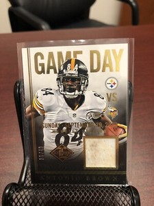 ANTONIO BROWN 2014 LIMITED WEMBLEY STADIUM DIRTY GAME USED JERSEY 36/49