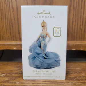 2011 Hallmark Keepsake Barbie Tribute 10th Year Fashion Model Doll Ornament - Picture 1 of 3