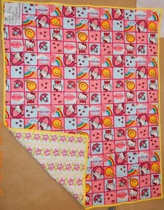 10 choices-boy/girl baby quilt blanket-personalized butterfly paisley kitty owl - Picture 1 of 9