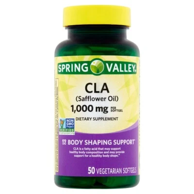 Spring Valley CLA (Safflower Oil) Softgels, 1,000 mg, 50 Count.. - Image 1 of 4