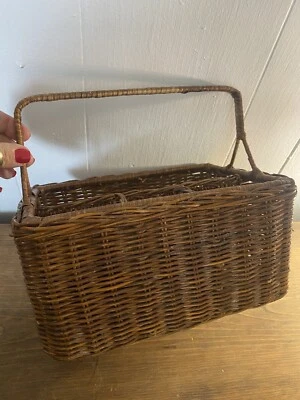 The Home Makers Idea Company Divided Organizer Basket Wired Sturdy  - Image 1 of 4