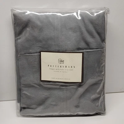 NUEVO Pottery Barn MEGAN Funda Azul Pizarra (Grisáceo)  Foto 1 de 4