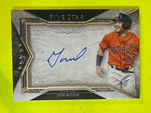 DA107112 2018 Topps Five Star Signatures #FSSJA Jose Altuve AUTO 23/45 - Picture 1 of 2