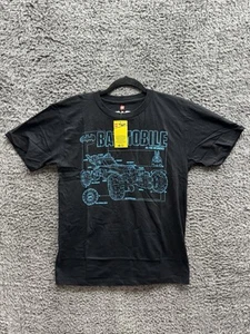 New Lego Batman T-shirt Youth Boys Size L Batmobile in Black - Picture 1 of 9