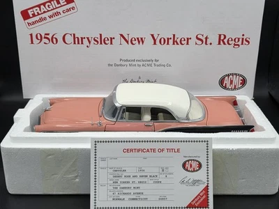 Danbury Mint 1956 Chrysler New Yorker St. Regis Hardtop 1:18 By Acme Diecast Car - Image 1 of 4
