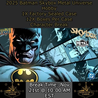 Batwing 2025 Skybox Metal Universe Batman - 1X Case Player Break #3 - Image 1 of 3