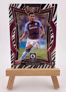 2024-25 Panini Select - Ollie Watkins #12 Zebra - Aston Villa - Picture 1 of 8