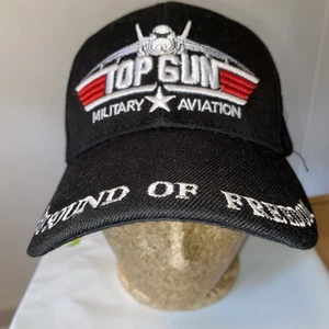 Baseballmütze US Navy Top Gun Militär Luftfahrt bestickt verstellbar - Bild 1 von 9