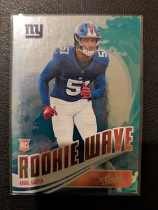 2025 Panini Absolute Rookie Wave Abdul Carter RC #RW-ACR Giants - Picture 1 of 2