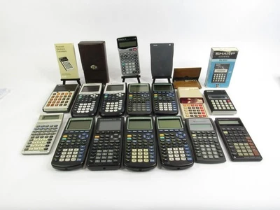 Lot Of Calculators - TI Graphing, Miscellaneous Scientific, SomeVintage Calcs - Image 1 of 2