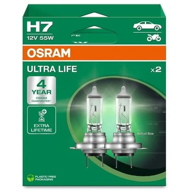 OSRAM ULTRA LIFE, Halógena H7, Duo Box - Imagen 1 de 3