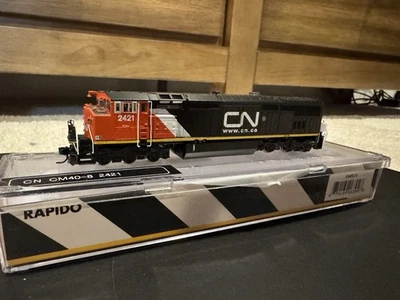 Rapido N Scale Canadian National CN Dash 8-40CM 2421 DCC ESU Loksound - Image 1 of 2