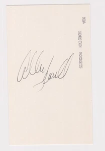 Allen Leavell vtg signed 3x5 index card Oklahoma State Houston Rockets - Picture 1 of 1