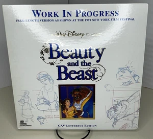 Walt Disney Beauty and the Beast Work in Progress 1991 Laserdisc CAV Letterbox - Picture 1 of 17