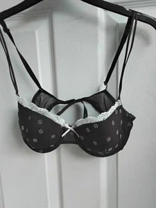Bhs Spirt Padded Unwired Bra 34B Brown - Picture 1 of 3