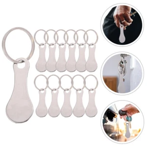 12 Pcs Cart Quarter Grocery Shopping Cart Men Coin Quarter Holder Keychain Shop - Picture 1 of 12