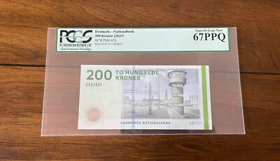 Denmark 200 Kroner 2015 P-67e PCGS Graded 67 SUPERB GEM UNC - Image 1 of 2